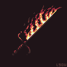 Flaming Estoc icon/pixelart