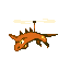 Helicopter Lizard icon/pixelart