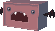 Flying Vampire Block icon/pixelart