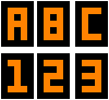 Very Small font icon/pixelart