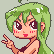 Mai Waifu icon/pixelart