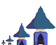 Little guys in big hats icon/pixelart