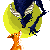 Moon, Wolf and the Fox icon/pixelart