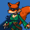 Foxy Lady - The thief icon/pixelart