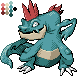 Enraged Feraligator icon/pixelart