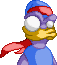 Super Freak Duck icon/pixelart