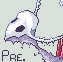 Ice zombie(Froslass) icon/pixelart