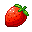 Some fruits icones icon/pixelart