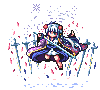 snow fairy icon/pixelart