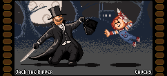 Pixelween '06 | Jack the Ripper vs Chuckie by Equinoxx