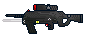 Future Carbine Gun icon/pixelart