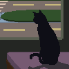 Chill Cat icon/pixelart