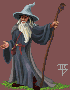 Gandalf the Grey icon/pixelart