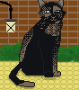 Garden cat icon/pixelart