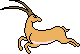 Gazelle icon/pixelart