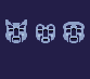 Ghost Faces icon/pixelart