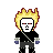 ghostrider icon/pixelart