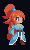 Pixel art girl icon/pixelart