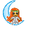Adenisia on the Moon icon/pixelart