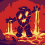 Flaming Golem
