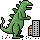 Tinyzilla icon/pixelart