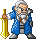 gold sword Gen icon/pixelart