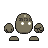 Golem walk cycle icon/pixelart