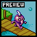 Goobo the Monster (Mock-up) icon/pixelart