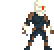 Gray Fox 8-bit Idle icon/pixelart