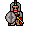 Greek Soldier icon/pixelart