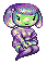 Green Chick icon/pixelart