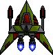 Green Hawk icon/pixelart