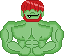 Green Troll icon/pixelart