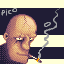 Headache icon/pixelart