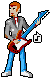 Guitarist icon/pixelart