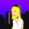 Decomposing Woman icon/pixelart