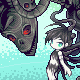 a Girl (who has lost her wings) icon/pixelart