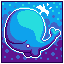 The Happy Whale icon/pixelart