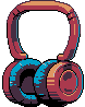 headphones icon/pixelart