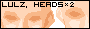 Random heads icon/pixelart