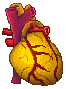 Smiley Heart icon/pixelart