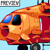 Rescue Helicopter icon/pixelart