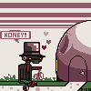 Honey! Im a robot. icon/pixelart