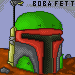 Boba Fett helmet icon/pixelart