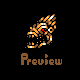 Golden Dino icon/pixelart