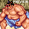 Honda from Street Fighter icon/pixelart