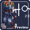 Aloy (Horizon Zero Dawn) icon/pixelart