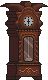 Grandfather Clock icon/pixelart