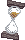 Hourglass icon/pixelart