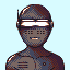 Android on Glasses icon/pixelart